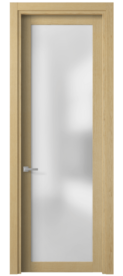Межкомнатная дверь Planum 2102 Дуб натур Сатинированное стекло Цена 64599 ₽ | Volhovec