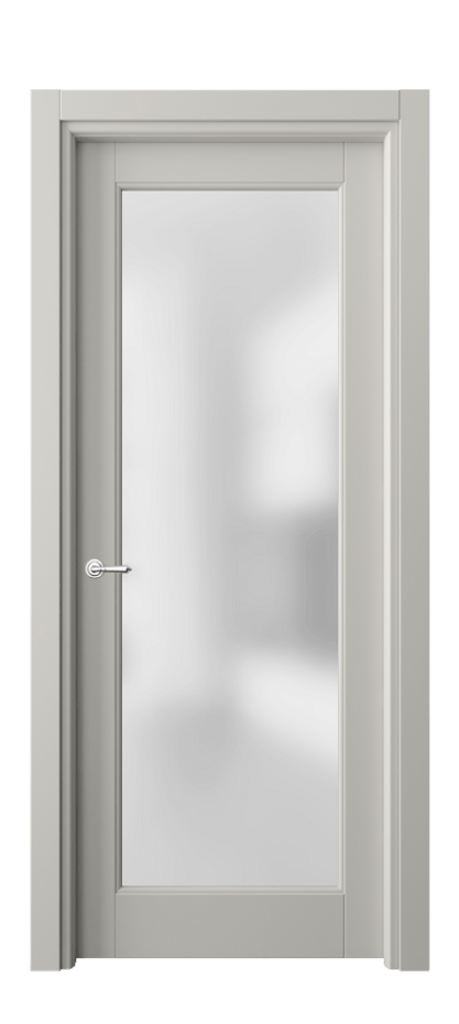 Межкомнатная дверь Toscana Litera 6300 Бук тёплый серый Сатинированное стекло Цена 94599 ₽ | Volhovec