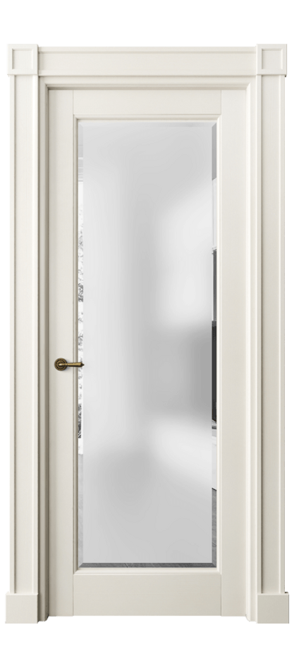 Межкомнатная дверь Toscana Plano 6300 Бук венециана Сатинированное стекло с фацетом Цена 114335 ₽ | Volhovec