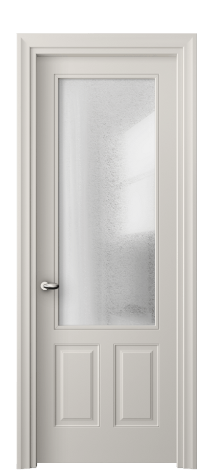 Межкомнатная дверь Esse 8522 Матовый облачно-серый Фактурное стекло "Лёд", триплекс Цена 3760 AZE | Volhovec