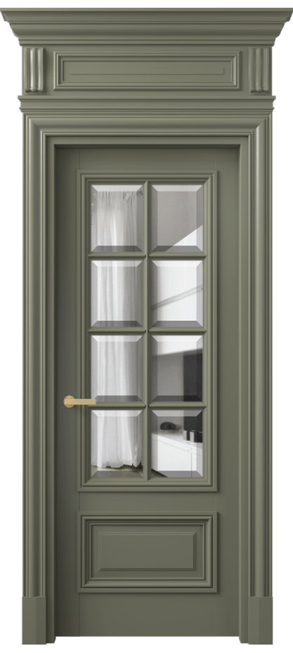 Дверь межкомнатная Antique 7316 Бук оливковый тёмный Прозрачное стекло с фацетом КЭП + Объёмный фриз + Карниз БОТ Цена 173729 ₽ Наличники уже входят в базовый комплект. Фабрика дверей Волховец 8 (800) 551 43 19 Межкомнатная дверь Antique 7316 Бук оливковый тёмный Прозрачное стекло с фацетом Цена 173729 ₽ | Volhovec