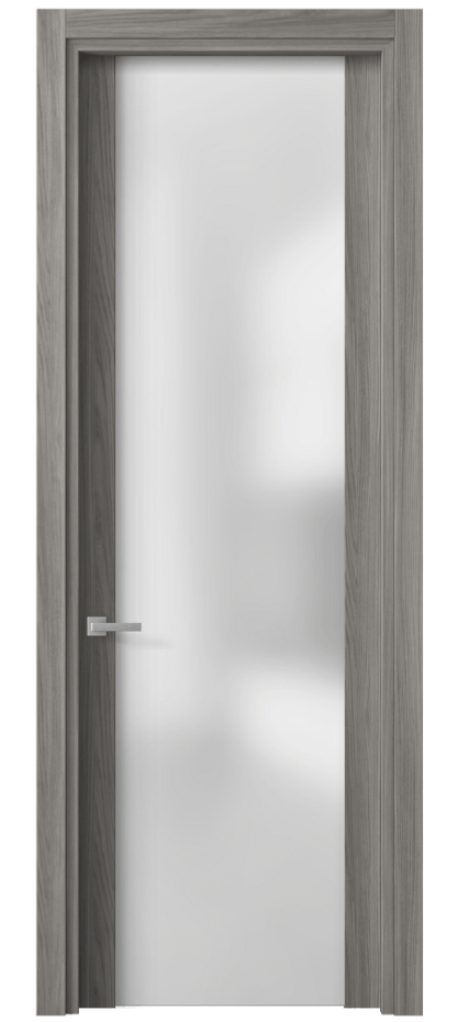 Межкомнатная дверь Planum 4114 Имбирный ясень Сатинированное стекло Цена 31839 ₽ | Volhovec