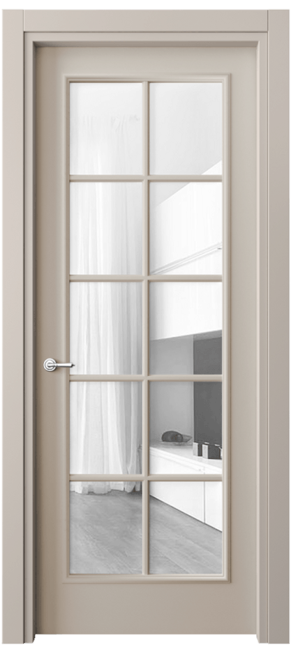 Дверь межкомнатная Paris 8102 Матовый светло-бежевый Прозрачное стекло, 4 мм Гладкий наличник МСБЖ Цена 57919 ₽ Наличники уже входят в базовый комплект. Фабрика дверей Волховец 8 (800) 551 43 19 Межкомнатная дверь Paris 8102 Матовый светло-бежевый Прозрачное стекло, 4 мм Цена 57919 ₽| Volhovec