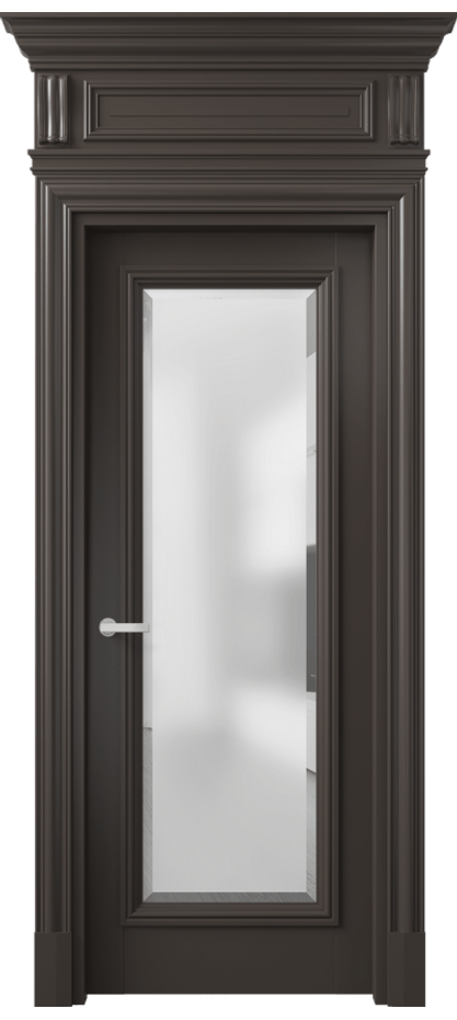 Дверь межкомнатная Antique 7300 Бук антрацит Сатинированное стекло с фацетом КЭП + Объёмный фриз + Карниз БАН Цена 155229 ₽ Наличники уже входят в базовый комплект. Фабрика дверей Волховец 8 (800) 551 43 19 Межкомнатная дверь Antique 7300 Бук антрацит Сатинированное стекло с фацетом Цена 155229 ₽ | Volhovec