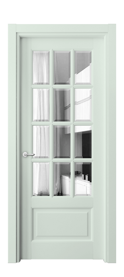 Дверь межкомнатная Toscana Grigliato 6313 Бук белоснежный Двустороннее зеркало с фацетом, триплекс Гладкий наличник ББЛ Цена 146999 ₽ Наличники уже входят в базовый комплект. Фабрика дверей Волховец 8 (800) 551 43 19 Межкомнатная дверь Toscana Grigliato 6313 Бук белоснежный Двустороннее зеркало с фацетом, триплекс Цена 146999 ₽ | Volhovec