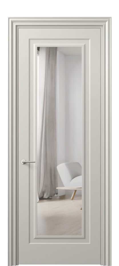 Дверь межкомнатная Mascot 8403 Матовый облачно-серый Двустороннее зеркало, триплекс Фигурный наличник МОС Цена 77699 ₽ Наличники уже входят в базовый комплект. Фабрика дверей Волховец 8 (800) 551 43 19 Межкомнатная дверь Mascot 8403 Матовый облачно-серый Двустороннее зеркало, триплекс Цена 77699 ₽ | Volhovec