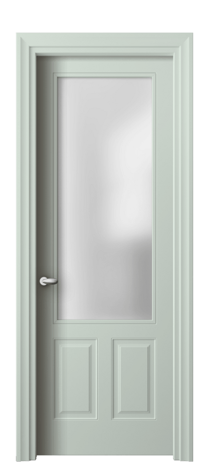 Дверь межкомнатная Esse 8522 Матовый белоснежный Сатинированное стекло Фигурный универсальный наличник МБЛ Цена 75680 ₽ Наличники уже входят в базовый комплект. Фабрика дверей Волховец 8 (800) 551 43 19 Межкомнатная дверь Esse 8522 Матовый белоснежный Сатинированное стекло Цена 75680 ₽ | Volhovec