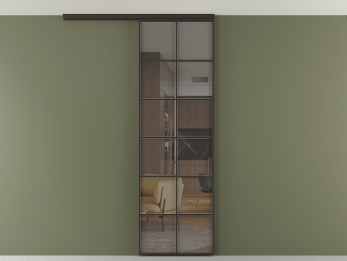 Перегородка Формато вдоль стены на потолок 1 створка АЛПР 040.05 Алюминий антрацит Прозрачное серое стекло, триплекс. Цена 107852 ₽ 1. Полотно 2 шт. (800/2100 мм)
2. Комплект установки раздвижной системы
3. Базовый комплект фурнитуры
4.Ручка Рондо. Фабрика дверей Волховец 8 (800) 551 43 19 Перегородка Формато вдоль стены на потолок 1 створка АЛПР 040.05 Алюминий антрацит Прозрачное серое стекло, триплекс Цена 107852 ₽ | Volhovec