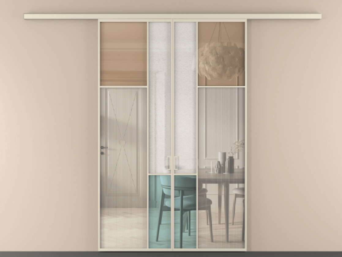 Перегородка Mosaic вдоль стены 2 створки АЛПР 041.11 Алюминий бежево-серый Комбинация стекол Группы 1 и Группы 3. Цена 276860 ₽ . Фабрика дверей Волховец 8 (800) 551 43 19 Перегородка Mosaic вдоль стены 2 створки АЛПР 041.11 Алюминий бежево-серый Комбинация стекол Группы 1 и Группы 3 Цена 276860 ₽ | Volhovec