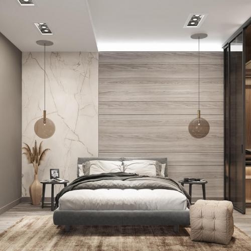 Спальня с гардеробной