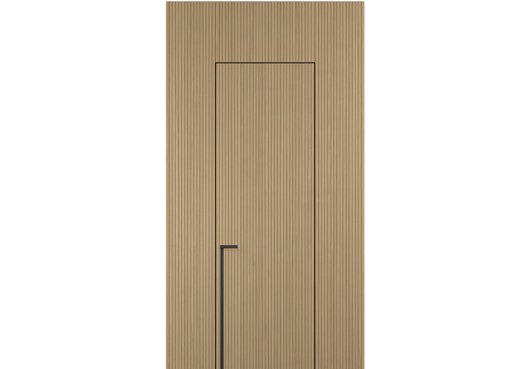 Панели для отделки стен Стеновая панель Фрезерованные Дуб золотой матовый рифт. Цвет Дуб золотой матовый рифт. Материал Радиальный шпон Naturwood. Коллекция Фрезерованные. Картинка.