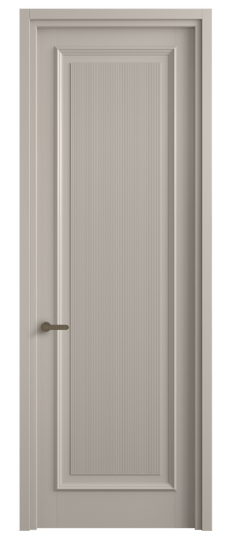 Дверь межкомнатная 6711 МСБЖ. Цвет Матовый светло-бежевый. Материал Гладкая эмаль. Коллекция Шарм. Картинка.
