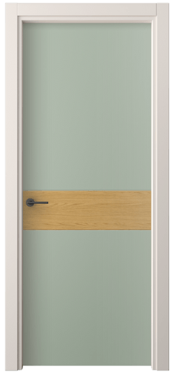Дверь межкомнатная 4221 ПЭСО. Цвет ПЭТ светло-оливковый. Материал ПЭТ. Коллекция Freedom. Картинка.