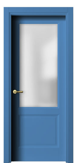 Дверь межкомнатная 1422 NCS S 2050-R80B. Цвет NCS NCS S 2050-R80B. Материал Гладкая эмаль. Коллекция Galant. Картинка.