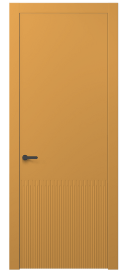 Дверь межкомнатная 8626 Пастельно-жёлтый RAL 1034. Цвет RAL Пастельно-жёлтый RAL 1034. Материал Гладкая эмаль. Коллекция Dune. Картинка.