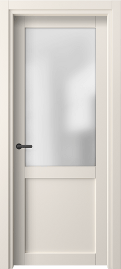 Дверь межкомнатная 2122 ПЭКБ САТ. Цвет ПЭТ кремово-белый. Материал ПЭТ. Коллекция Neo. Картинка.