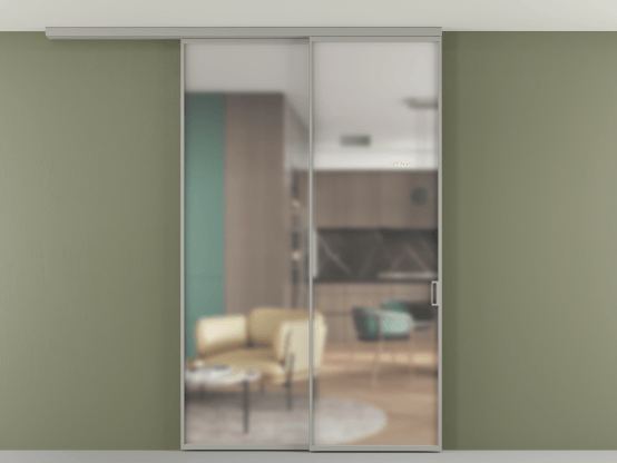 Алюминевая перегородка АЛПР 040.01_АНСР_Matelux Crystalvision_new. Цвет Алюминий нейтральный серый. Материал Алюминий в эмали. Коллекция Перегородка Formato вдоль стены на потолок 2 створки с синхронным механизмом. Фото. Алюминевая перегородка АЛПР 040.01_АНСР_Matelux Crystalvision_new. Цвет Алюминий нейтральный серый. Материал Алюминий в эмали. Коллекция Перегородка Formato вдоль стены на потолок 2 створки с синхронным механизмом. Картинка.