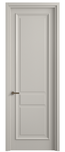 Дверь межкомнатная 6777 МОС. Цвет Матовый облачно-серый. Материал Гладкая эмаль. Коллекция Шарм. Картинка.