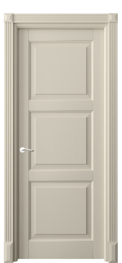 Дверь межкомнатная 0731 ДБСР. Цвет Дуб бежево-серый. Материал Массив дуба эмаль. Коллекция Lignum. Картинка.