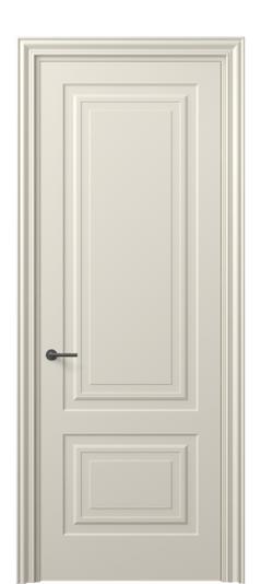 Дверь межкомнатная 8451 МБСР. Цвет Матовый бежево-серый. Материал Гладкая эмаль. Коллекция Mascot. Картинка.