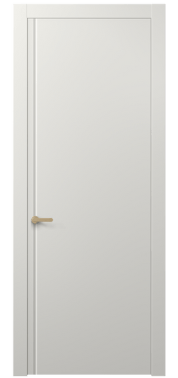 Дверь межкомнатная 8644 МСР . Цвет Матовый серый. Материал Гладкая эмаль. Коллекция Alba. Картинка.