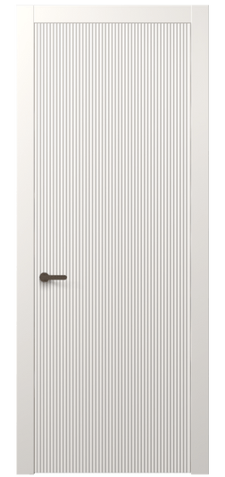 Дверь межкомнатная АКП 8621 МПБЛ. Цвет Матовый пудровый белый. Материал Гладкая эмаль. Коллекция Dune. Картинка.