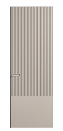 Дверь межкомнатная АКУ 8203 МСБЖ Матовый светло-бежевый. Цвет Матовый светло-бежевый. Материал Гладкая эмаль. Коллекция Вельвет. Картинка.
