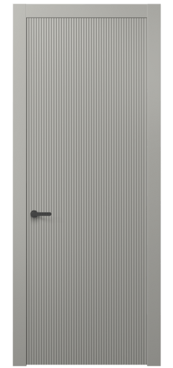 Дверь межкомнатная 8621 МНСР. Цвет Матовый нейтральный серый. Материал Гладкая эмаль. Коллекция Дюна. Картинка.