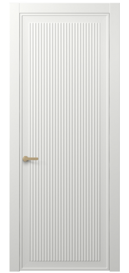 Дверь межкомнатная 8642 МССР. Цвет Матовый светло-серый. Материал Гладкая эмаль. Коллекция Alba. Картинка.