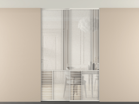 Алюминевая перегородка vntp2_1 БЕЛ. Цвет Алюминий Белый. Материал Алюминий. Коллекция Перегородка Mosaic внутри проёма скрытое крепление в потолок 2 створки. Фото. Алюминевая перегородка vntp2_1 БЕЛ. Цвет Алюминий Белый. Материал Алюминий. Коллекция Перегородка Mosaic внутри проёма скрытое крепление в потолок 2 створки. Картинка.