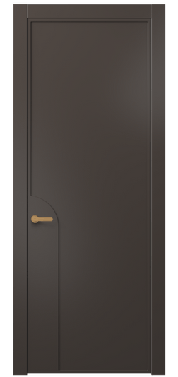 Дверь межкомнатная АКП 8605 МАН. Цвет Матовый антрацит. Материал Гладкая эмаль. Коллекция Frame. Картинка.