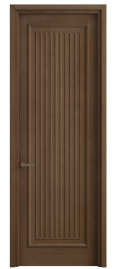 Дверь межкомнатная 6701 БТМ. Цвет Бук тёмный матовый. Материал Массив бука матовый. Коллекция Charm. Картинка.