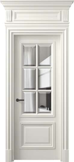 Дверь межкомнатная 7312 МЖМ ПРОЗ Ф. Цвет Матовый жемчужный. Материал Гладкая эмаль. Коллекция Антик. Картинка.