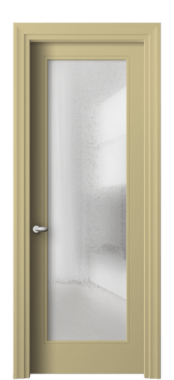 Дверь межкомнатная 8502 Слоновая кость RAL 1014 ЛЕД. Цвет RAL Слоновая кость RAL 1014. Материал Гладкая эмаль. Коллекция Esse. Картинка.