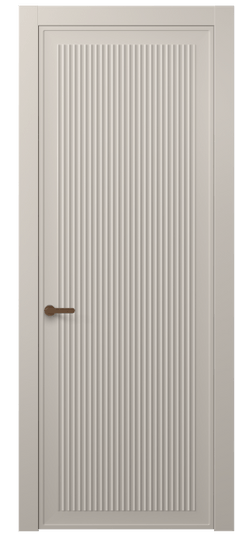 Дверь межкомнатная АКП 8642 МСБЖ. Цвет Матовый светло-бежевый. Материал Гладкая эмаль. Коллекция Альба. Картинка.