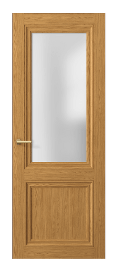 Дверь межкомнатная 2524 ВНД САТ. Цвет Ванильный дуб. Материал Ламинатин. Коллекция Centro. Картинка.